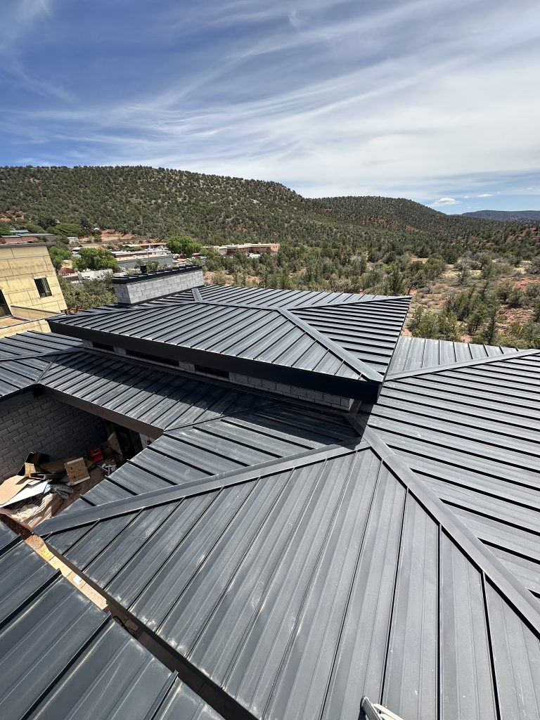 standing seam metal roofing in sedona arizona